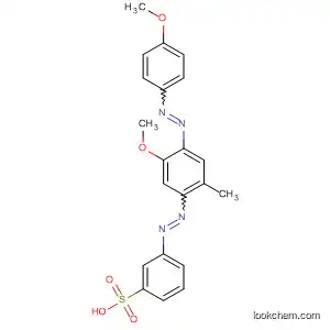 Molecular Structure of 94811-34-4 (Benzenesulfonic acid,
3-[[5-methoxy-4-[(4-methoxyphenyl)azo]-2-methylphenyl]azo]-)