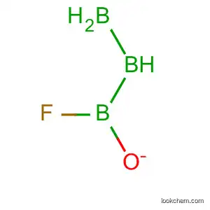 Molecular Structure of 94986-46-6 (Triborate(1-), 1-fluoroheptahydro-)