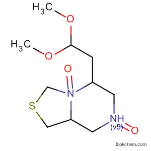 Molecular Structure of 95110-22-8 (3H-Thiazolo[3,4-a]pyrazine-5,8-dione,
7-(2,2-dimethoxyethyl)tetrahydro-)