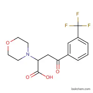 Molecular Structure of 95117-92-3 (4-Morpholineacetic acid, a-[2-oxo-2-[3-(trifluoromethyl)phenyl]ethyl]-)