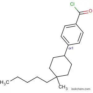 Molecular Structure of 95185-75-4 (Benzoyl chloride, 4-(4-methyl-4-pentylcyclohexyl)-, trans-)