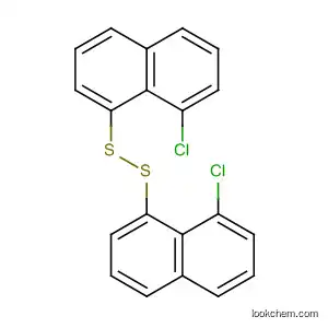 Molecular Structure of 95337-26-1 (Disulfide, bis(8-chloro-1-naphthalenyl))