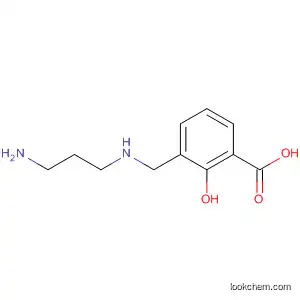 Molecular Structure of 95480-35-6 (Benzoic acid, 3-[[(3-aminopropyl)amino]methyl]-2-hydroxy-)