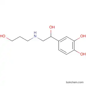 Molecular Structure of 95482-86-3 (1,2-Benzenediol, 4-[1-hydroxy-2-[(3-hydroxypropyl)amino]ethyl]-)