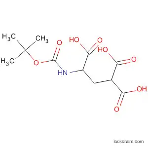 Molecular Structure of 95499-89-1 (1,1,3-Propanetricarboxylic acid,
3-[[(1,1-dimethylethoxy)carbonyl]amino]-)