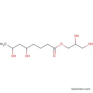 Molecular Structure of 95500-10-0 (Octanoic acid, 5,7-dihydroxy-, 2,3-dihydroxypropyl ester)