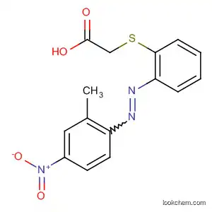 Molecular Structure of 95503-80-3 (Acetic acid, [[2-[(2-methyl-4-nitrophenyl)azo]phenyl]thio]-)