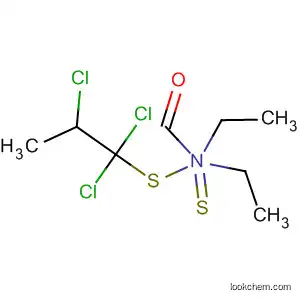 Molecular Structure of 95508-52-4 (Carbamodithioic acid, diethyl-, trichloropropyl ester)