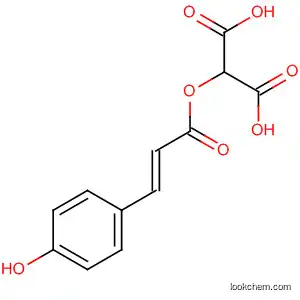 Molecular Structure of 95519-23-6 (Propanedioic acid, [[3-(4-hydroxyphenyl)-1-oxo-2-propenyl]oxy]-, (E)-)