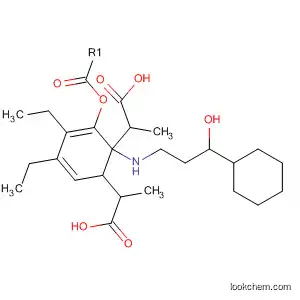 Molecular Structure of 95544-32-4 (1,3-Benzenedipropanoic acid,
a-[(3-cyclohexyl-3-hydroxypropyl)amino]-, diethyl ester)