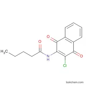 Pentanamide, N-(3-chloro-1,4-dihydro-1,4-dioxo-2-naphthalenyl)-