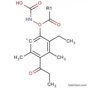Carbamic acid, [3,5-dimethyl-4-(1-oxopropyl)phenyl]-, ethyl ester