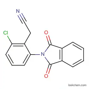 Molecular Structure of 95660-71-2 (Benzeneacetonitrile,
2-chloro-6-(1,3-dihydro-1,3-dioxo-2H-isoindol-2-yl)-)
