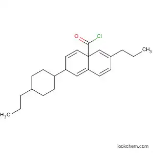 Molecular Structure of 95709-61-8 (4a(2H)-Naphthalenecarbonyl chloride,
octahydro-6-propyl-2-(4-propylcyclohexyl)-)