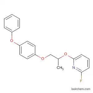 Molecular Structure of 95736-86-0 (Pyridine, 2-fluoro-6-[1-methyl-2-(4-phenoxyphenoxy)ethoxy]-)