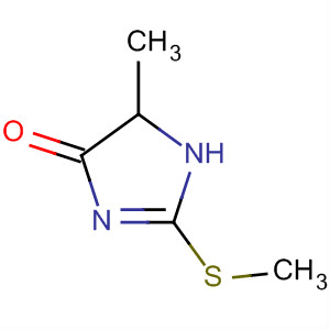 4H-Imidazol-4-one, 1,5-dihydro-5-methyl-2-(methylthio)-