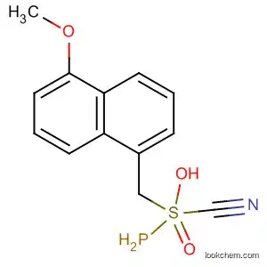Molecular Structure of 95920-11-9 (Phosphinothioic cyanide, (5-methoxy-1-naphthalenyl)methyl-)