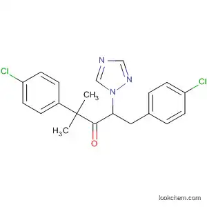 Molecular Structure of 96232-20-1 (3-Pentanone, 1,4-bis(4-chlorophenyl)-4-methyl-2-(1H-1,2,4-triazol-1-yl)-)