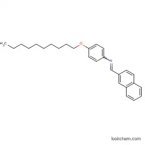 Molecular Structure of 96236-96-3 (Benzenamine, 4-(decyloxy)-N-(2-naphthalenylmethylene)-)