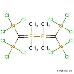 Molecular Structure of 96284-14-9 (Diphosphorane, 1,2-bis[bis(trichlorosilyl)methylene]-1,1,2,2-tetramethyl-)