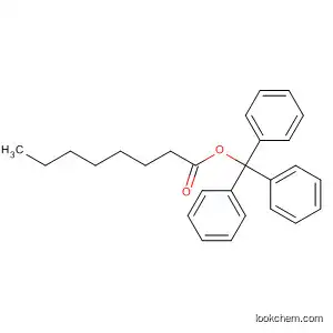 Molecular Structure of 96287-05-7 (Octanoic acid, triphenylmethyl ester)