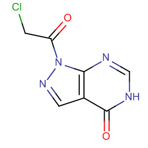 4H-Pyrazolo[3,4-d]pyrimidin-4-one, 1-(chloroacetyl)-1,5-dihydro-