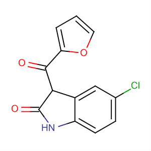 Molecular Structure of 100487-66-9 (2H-Indol-2-one, 5-chloro-3-(2-furanylcarbonyl)-1,3-dihydro-)