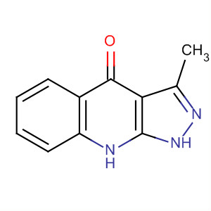 Molecular Structure of 100548-59-2 (4H-Pyrazolo[3,4-b]quinolin-4-one, 1,9-dihydro-3-methyl-)
