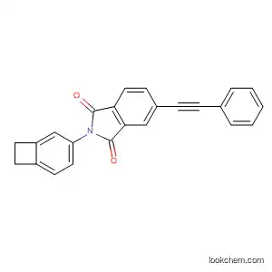 Molecular Structure of 100577-19-3 (1H-Isoindole-1,3(2H)-dione,
2-(bicyclo[4.2.0]octa-1,3,5-trien-3-yl)-5-(phenylethynyl)-)