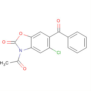 2(3H)-Benzoxazolone, 3-acetyl-6-benzoyl-5-chloro-