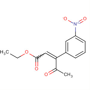 Molecular Structure of 101616-76-6 (2-Pentenoic acid, 3-(3-nitrophenyl)-4-oxo-, ethyl ester)