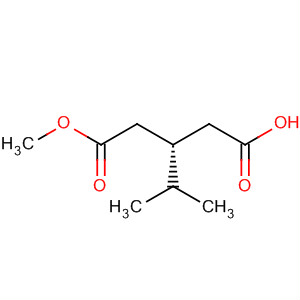 Molecular Structure of 101713-09-1 (Pentanedioic acid, 3-(1-methylethyl)-, monomethyl ester, (S)-)