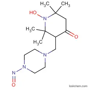 Molecular Structure of 101947-24-4 (1-Piperidinyloxy,
2,2,6,6-tetramethyl-3-[(4-nitroso-1-piperazinyl)methyl]-4-oxo-)