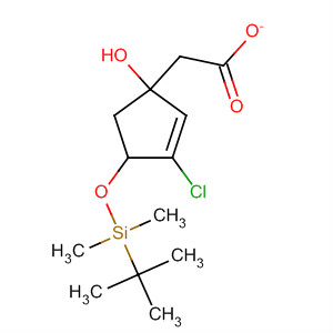 Molecular Structure of 102355-08-8 (2-Cyclopenten-1-ol, 3-chloro-4-[[(1,1-dimethylethyl)dimethylsilyl]oxy]-,
acetate)