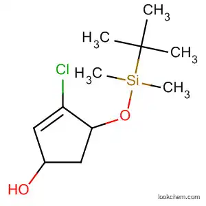 2-Cyclopenten-1-ol, 3-chloro-4-[[(1,1-dimethylethyl)dimethylsilyl]oxy]-