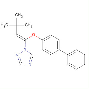 Molecular Structure of 103488-64-8 (1H-1,2,4-Triazole, 1-[1-([1,1'-biphenyl]-4-yloxy)-3,3-dimethyl-1-butenyl]-,
(Z)-)