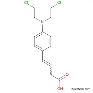 Molecular Structure of 103658-52-2 (3-Butenoic acid, 4-[4-[bis(2-chloroethyl)amino]phenyl]-)