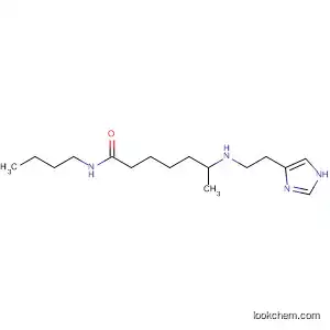Molecular Structure of 103827-18-5 (Heptanamide, N-butyl-6-[[2-(1H-imidazol-4-yl)ethyl]amino]-)