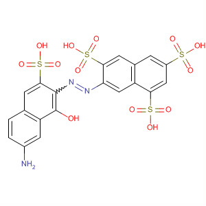 Molecular Structure of 104088-94-0 (1,3,6-Naphthalenetrisulfonic acid,
7-[(7-amino-1-hydroxy-3-sulfo-2-naphthalenyl)azo]-)