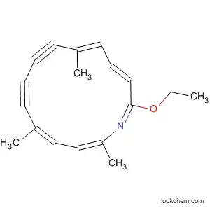 Molecular Structure of 104531-42-2 (Azacyclotetradeca-1,3,5,11,13-pentaene-7,9-diyne,
2-ethoxy-6,11,14-trimethyl-, (E,E,E,Z,Z)-)
