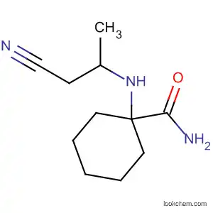Molecular Structure of 104952-78-5 (Cyclohexanecarboxamide, 1-[(cyanomethyl)ethylamino]-)