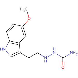 Molecular Structure of 105289-98-3 (Hydrazinecarboxamide, 2-[2-(5-methoxy-1H-indol-3-yl)ethyl]-)