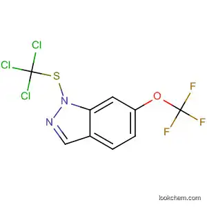 Molecular Structure of 105391-44-4 (1H-Indazole, 1-[(trichloromethyl)thio]-6-(trifluoromethoxy)-)