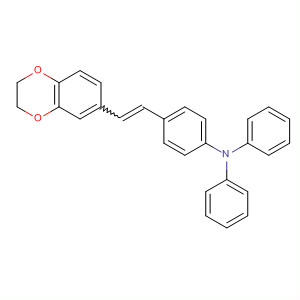 Molecular Structure of 105546-73-4 (Benzenamine,
4-[2-(2,3-dihydro-1,4-benzodioxin-6-yl)ethenyl]-N,N-diphenyl-)