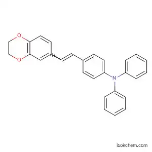 Molecular Structure of 105546-73-4 (Benzenamine,
4-[2-(2,3-dihydro-1,4-benzodioxin-6-yl)ethenyl]-N,N-diphenyl-)