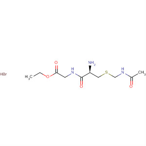 Molecular Structure of 105664-11-7 (Glycine, N-[S-[(acetylamino)methyl]-L-cysteinyl]-, ethyl ester,
monohydrobromide)