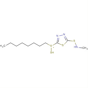 Molecular Structure of 105743-77-9 (Methanamine, 1-[[5-(octyldithio)-1,3,4-thiadiazol-2-yl]thio]-)