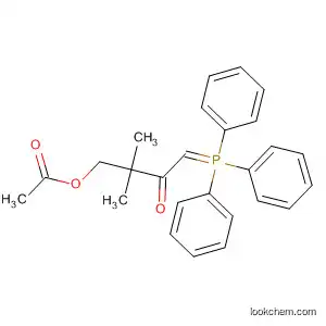Molecular Structure of 106175-05-7 (2-Butanone, 4-(acetyloxy)-3,3-dimethyl-1-(triphenylphosphoranylidene)-)