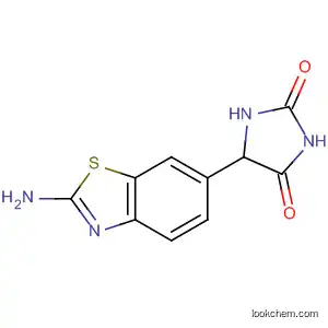 Molecular Structure of 106429-09-8 (2,4-Imidazolidinedione, 5-(2-amino-6-benzothiazolyl)-)