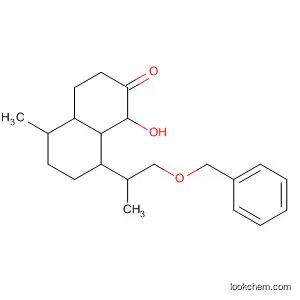 2(1H)-Naphthalenone,
octahydro-1-hydroxy-5-methyl-8-[1-methyl-2-(phenylmethoxy)ethyl]-